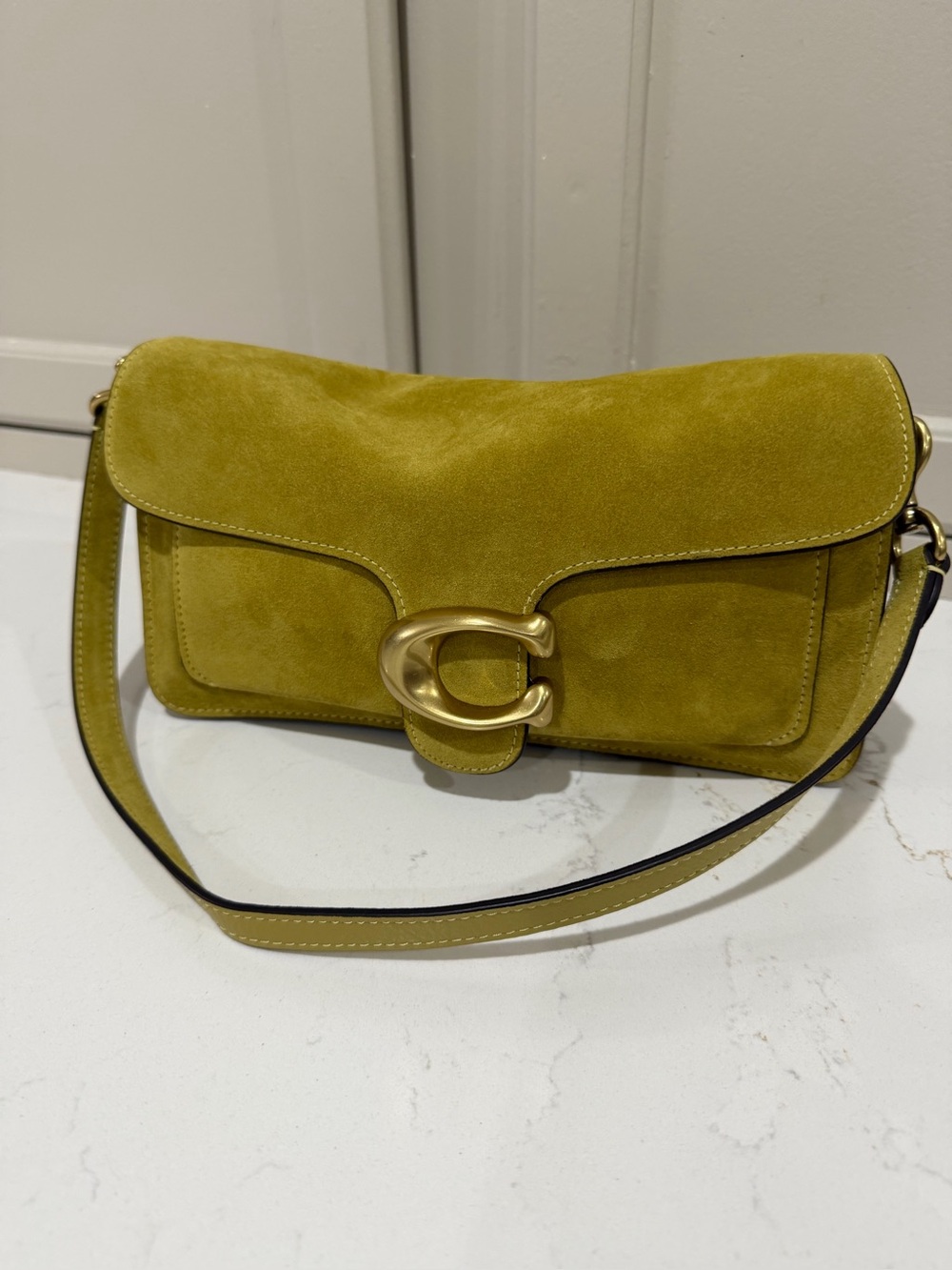 COACH Tabby 26 Suede Shoulder Bag